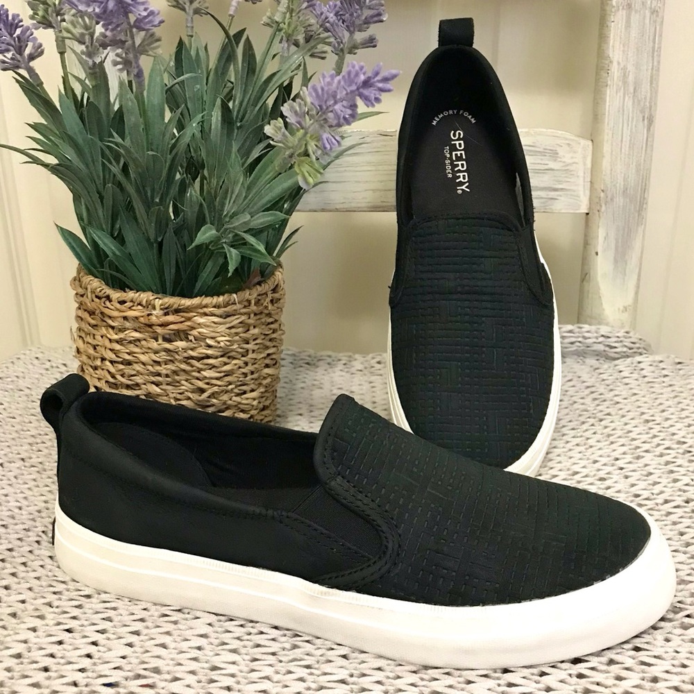 Sperry Crest Twin Gore Sneaker Black